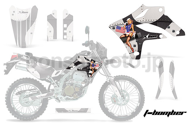 KLX250 (04-07) AMRデカール シュラウドキット