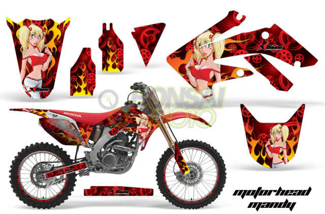 CRF250R (04-05) AMRデカール ボディキット