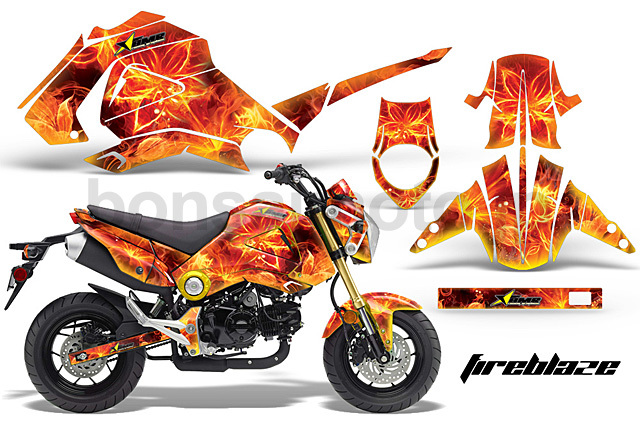 HONDA GROM125 Sport Bike Graphic Kit (13-15) AMRデカール