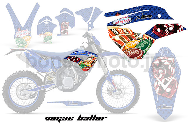 Husaberg FS/FE 450-670 (09-12)　AMRデカール シュラウドキット