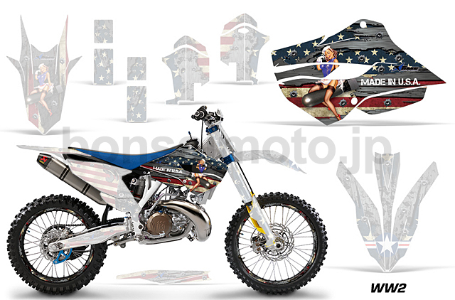 AMRグラフィックデカール　Husqvarna TC/FC