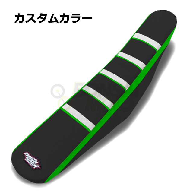 Kawasaki バイクシート 黒 赤 ストライプ Ninja ZX-14R/ZZR1400/ABS］フラッグシップの2014年モデルに