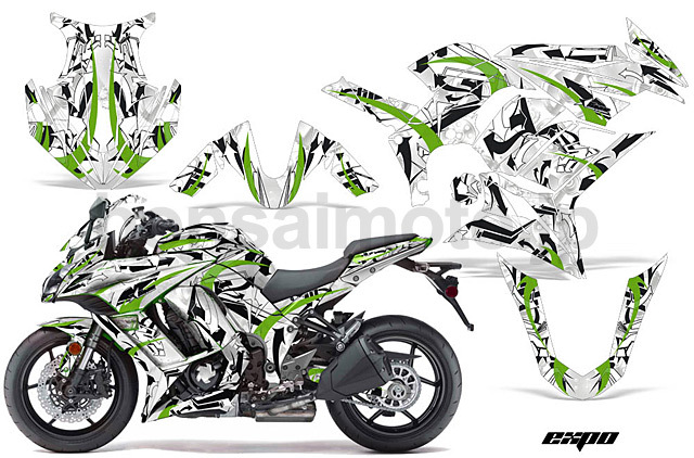 Kawasaki Ninja1000 Sport Bike Graphic Kit (10-16) AMRデカール