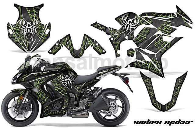 Kawasaki Ninja1000 Sport Bike Graphic Kit (10-16) AMRデカール