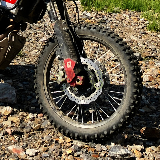 Tenere700 フォークガードプロテクター　キャメル