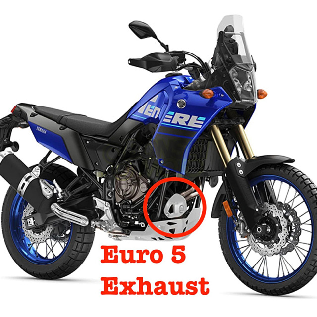 Tenere700　スキッドプレート　キャメル　ユーロ5