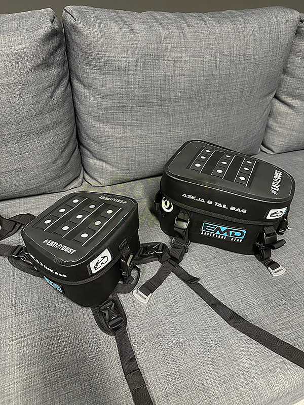 タンクバッグ　シートバック　EMD (イートマイダスト) アドベンチャーギア