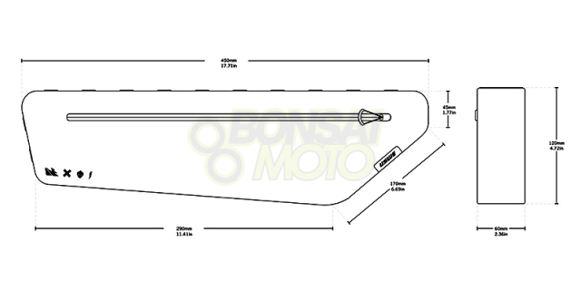 フレームバッグ Lサイズ ユースウィー