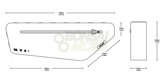 フレームバッグ Sサイズ  ユースウィー