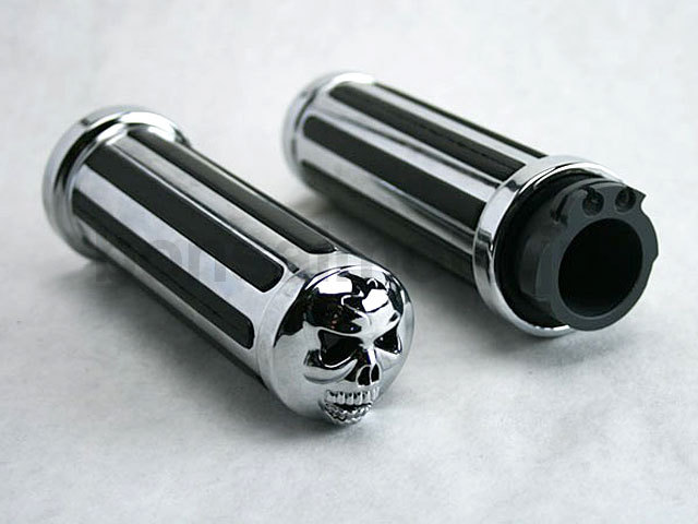 ハーレー用 クォーターターン・スロットルSKULLY