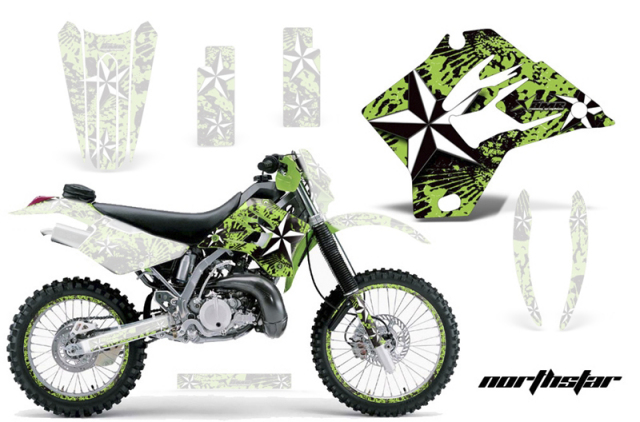 KDX 200 (95-06)/ KDX220 (97-05) AMRデカール シュラウドキット