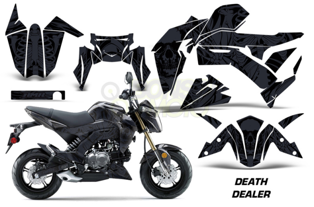 Kawasaki Z125 Sport Bike Graphic Kit (17) AMRデカール コンプリート
