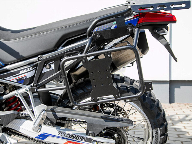 Tuareg660 パニアラック アウトバックモーターテック