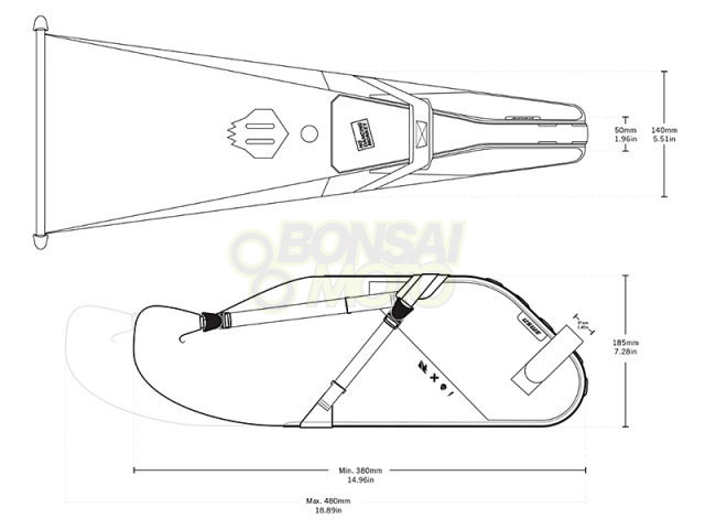 ロールトップサドルバッグ　ユースウィー
