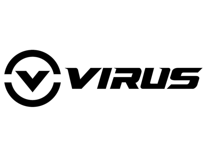 オフィシャルステッカー（大） 1枚 VIRUS 全2色