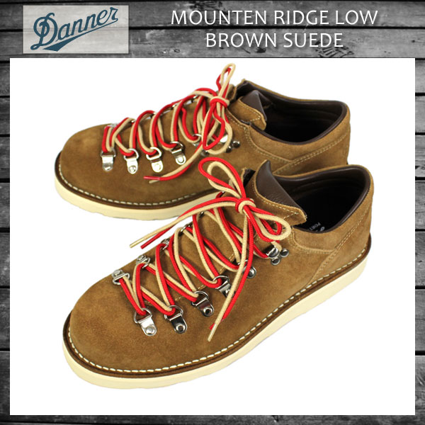 ７月入荷予定!! 正規取扱 DANNER(ダナー)THREE WOOD別注第5弾 MT-RIDGE LOW（マウンテン リッジロー）BROWN SUEDE(ブラウンスエード)