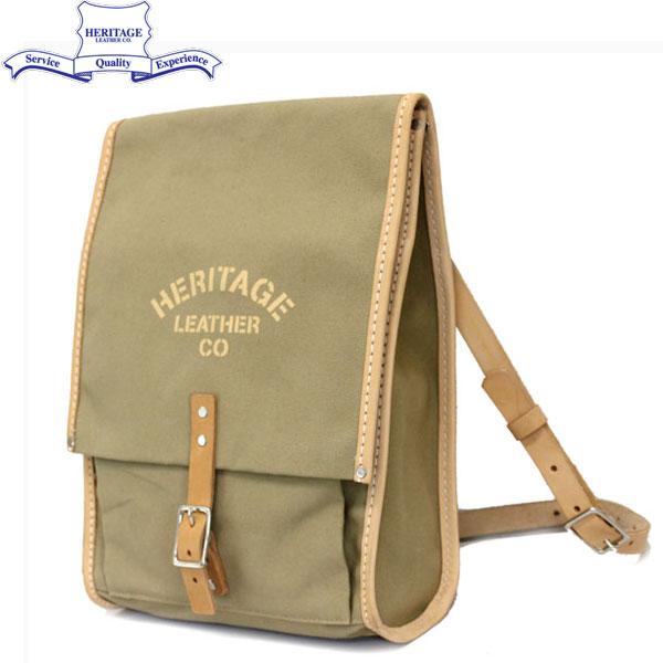正規取扱店 HERITAGE LEATHER CO.(ヘリテージレザー) NO.8102 Campus Shoulder Bag Tan HL101