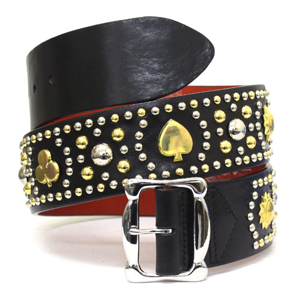正規取扱店 Lewis Leathers(ルイスレザー) SPADES STUDS BELT(スペーズスタッズベルト) Type-E