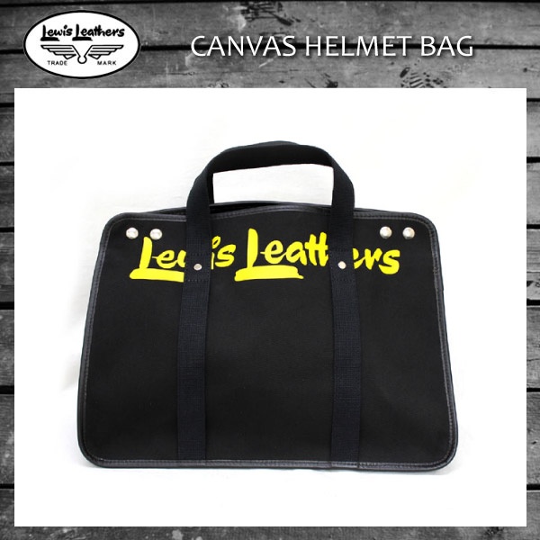 正規取扱店 Lewis Leathers(ルイスレザー) CANVAS HELMET BAG(キャンバスヘルメットバッグ) BLACK ブラック