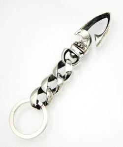 VASSER-VSKC003-SPEARGUN-KEYCHAIN-3LINKS-SLV
