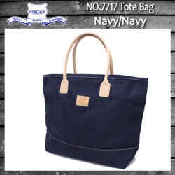 正規取扱店 HERITAGE LEATHER CO.(ヘリテージレザー) NO.7717 Tote Bag(トートバッグ) Navy/Navy HL019