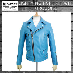 正規取扱店Lewis Leather(ルイスレザー) No.391T LIGHTNING TIGHT FIT(ライトニング タイトフィット) TURQUOISE ターコイズ
