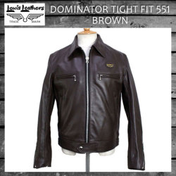 正規取扱店Lewis Leather(ルイスレザー) No.551 DOMINATOR (ドミネーター) BROWN ブラウン