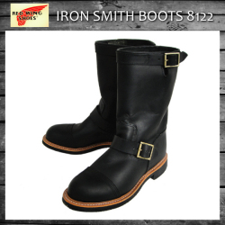 正規代理店 REDWING (レッドウィング) 8122 11inch IRONSMITH アイアンスミスブーツ BLACK HARNESS