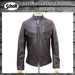 正規取扱店 SCHOTT(ショット) 641XX 60s STAND RIDERS JACKET(スタンドライダースジャケット) BROWN ブラウン