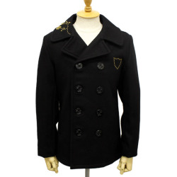 正規取扱 SCHOTT(ショット)xHTC US PEA COAT 24oz(USピーコート 24オンス) NAVY