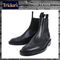 正規取扱店 Tricker's トリッカーズ 2754M COUNTRY HENRY(カントリーヘンリー) ダブルレザーソール ブラックボックスカーフ TK004