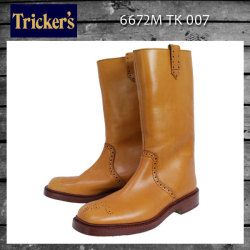 正規取扱店 Tricker's トリッカーズ 6672M COUNTRY HIGH WEG BROGUN(カントリーハイウェッジブローグ) エイコンアンティーク TK007