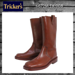 正規取扱店 Tricker's トリッカーズ 6672M COUNTRY HIGH WEG BROGUN(カントリーハイウェッジブローグ) マロンアンティーク TK008