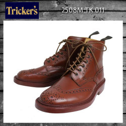 正規取扱店 Tricker's トリッカーズ 2508M COUNTRY BROGUE(カントリーブローグ) ダブルレザーソール マロンアンティーク TK011
