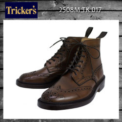 正規取扱店 Tricker's トリッカーズ 2508M COUNTRY BROGUE(カントリーブローグ) ダブルレザーソール コーヒーバーニッシュ TK017