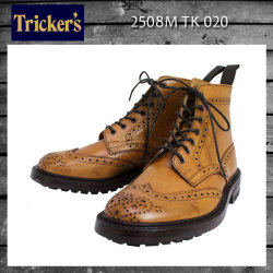 正規取扱店 Tricker's トリッカーズ 2508M COUNTRY BROGUE(カントリーブローグ) コマンドソール 1001バーニッシュ TK020