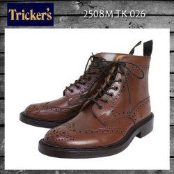 正規取扱店 Tricker's トリッカーズ 2508M COUNTRY BROGUE(カントリーブローグ) ダイナイトソール ビーチナットアンティーク TK026