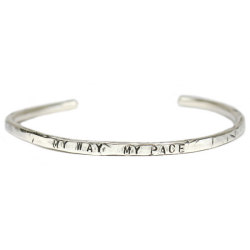 VASSER(バッサー)My Way My Pace Silver Bangle(マイウェイマイペースシルバーバングル)