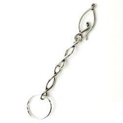 正規取扱 VASSER（バッサー）Small Ruins Eye Key Chain Long (スモールルインズアイキーチェーン ロング ) Silver