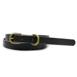 VASSER(バッサー)Classic Narrow Belt Black Leather(クラシックナローベルトブラックレザー)