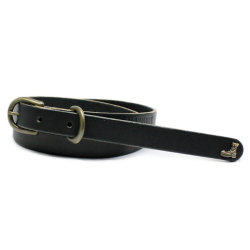 VASSER(バッサー)１Step Classic Narrow Belt Black Leather(ワンステップクラシックナローベルトブラックレザー)