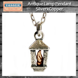 VASSER(バッサー)Antique Lamp Pendant ~永遠の灯~ SilverxCopper(アンティークランプペンダントシルバーxコッパー) w/Chain