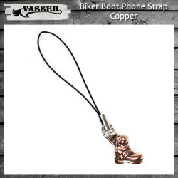 正規取扱 VASSER（バッサー） Biker Boot Phone Strap Copper(バイカーブーツ携帯ストラップコッパー)