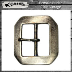 VASSER（バッサー）Remake Buckle 026N Vintage(リメイクバックル026N ビンテージ)40mm ニッケル