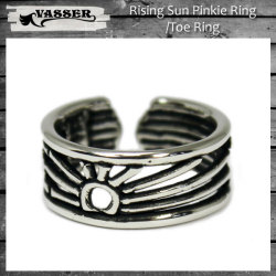 正規取扱 VASSER（バッサー）Rising Sun Pinkie Ring/Toe Ring(ライジングサンピンキーリング/トゥリング)