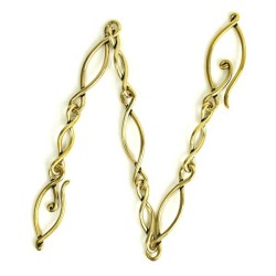 VASSER（バッサー）Ruins Eye Wallet Chain ～The Loop of Time～ 47cm(ルインズアイウォレットチェーン) Brass