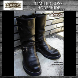 限定 Wescoウエスコ 正規ディーラー The Boss 2011 Horsehide(Langlitz Leathers ラングリッツレザー) Model ホースハイドモデル