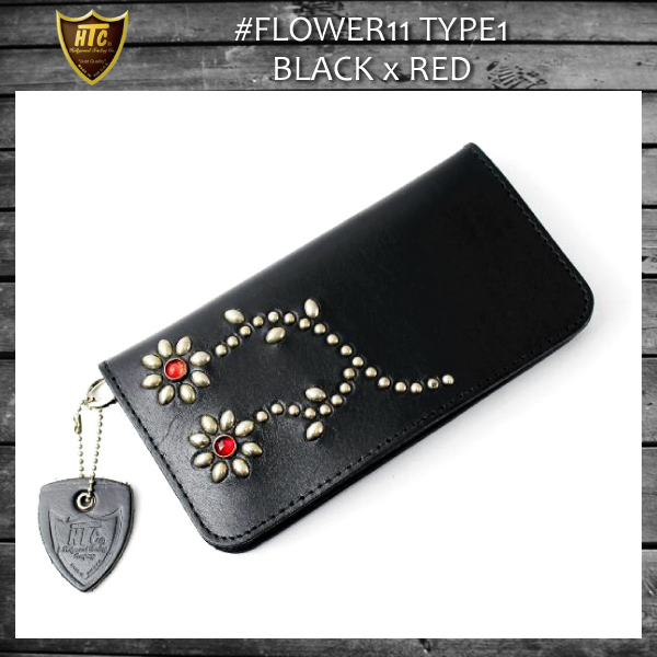 正規取扱 HTC #FLOWER11(フラワー11) TYPE 1 LONG WALLET