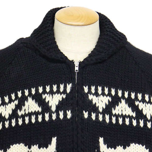 正規取扱店 Schott (ショット) 5240006 バッファロー柄 COWICHAN KNIT