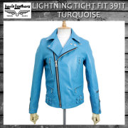 正規取扱店Lewis Leather(ルイスレザー) No.391T LIGHTNING TIGHT FIT(ライトニング タイトフィット) TURQUOISE ターコイズ